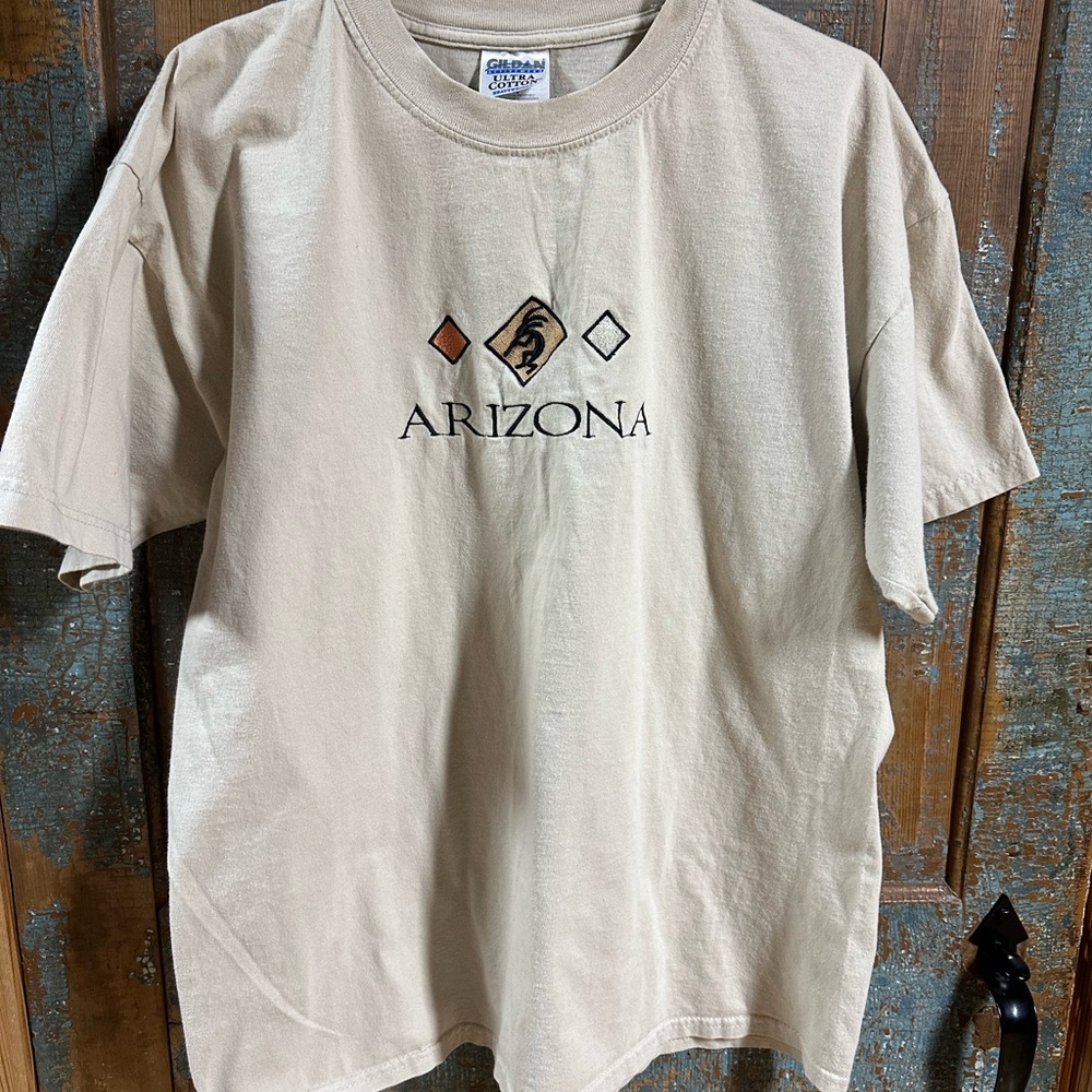 Embroidered Arizona T-Shirt W/ A Kokopelli XL